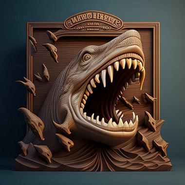 3D model Jaws Unleashed game (STL)